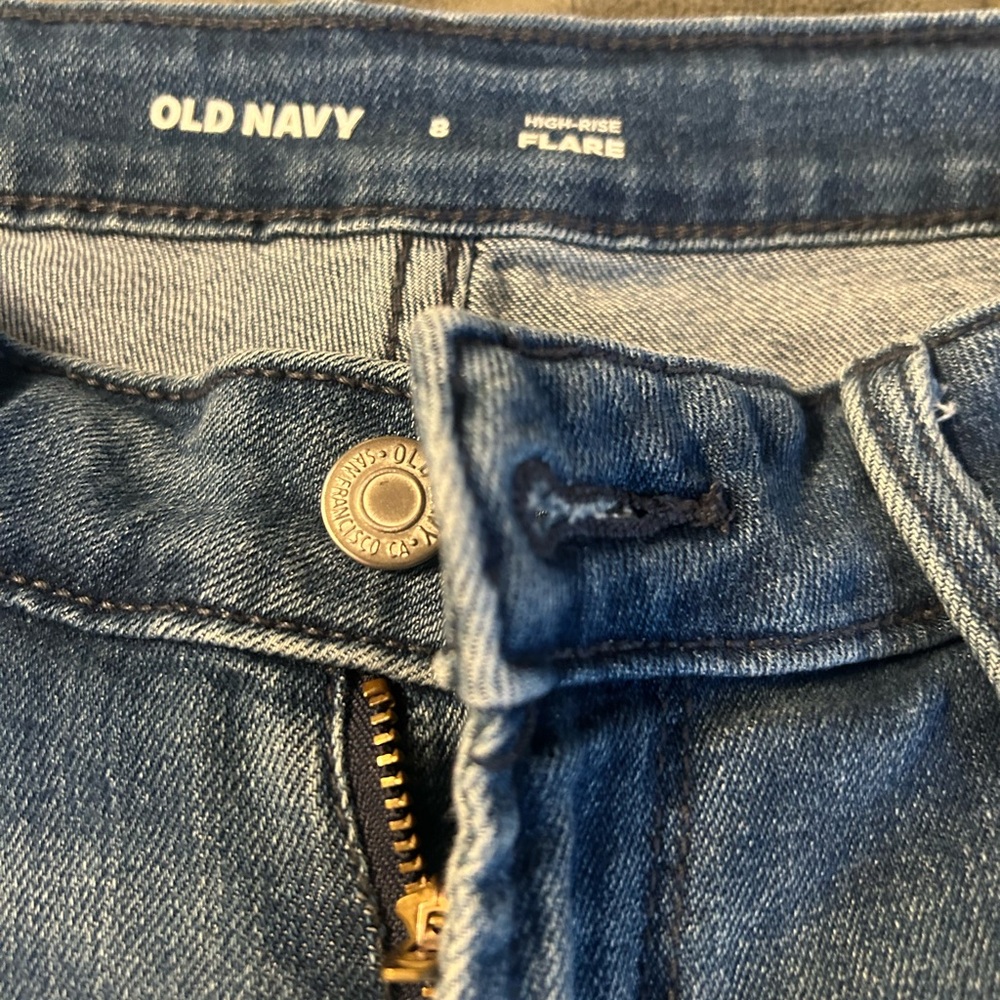Old Navy High-Rise Flare Jeans - Blue